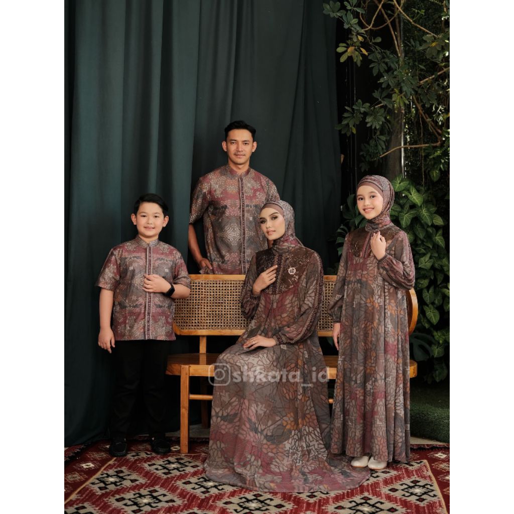 Premium Rossa series by shkata gamis kerudung