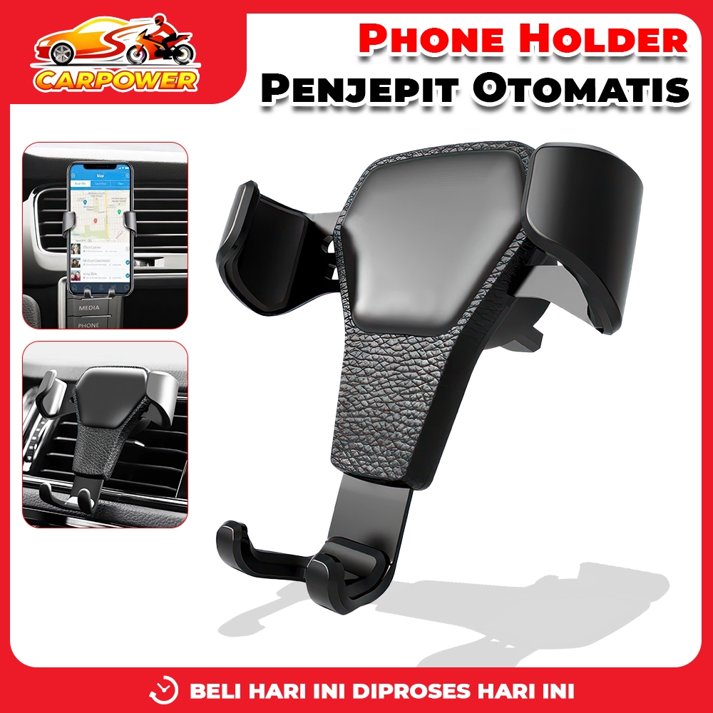 Phone Holder Mobil Universal  Dudukan Hp Penjepit Otomatis Phone Holder Mobil Berkualitas