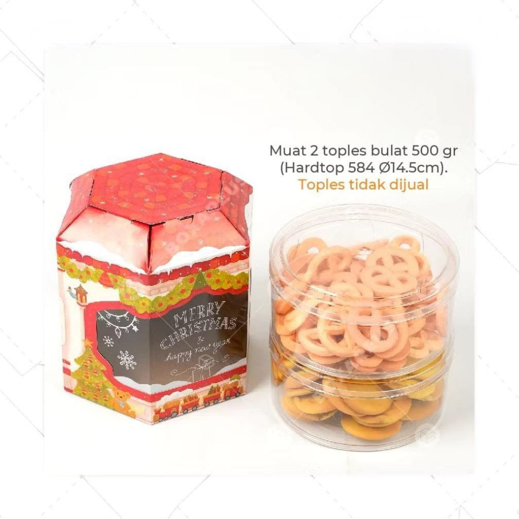 Box Hampers Natal 2toples 500gr