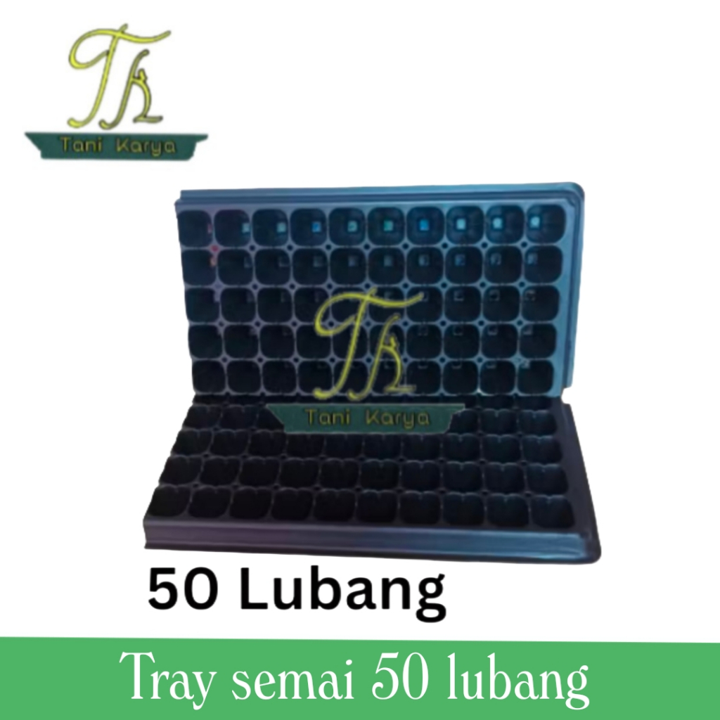 TRAY SEMAI 50 LUBANG | TRAY POT SEMAI BIBIT | TRAY NAMPAN SEMAI | TRAY PENYEMAIAN BIJI