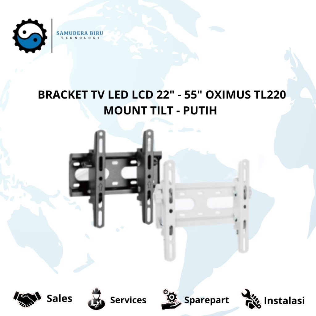 BRACKET TV LED LCD 22" - 55" OXIMUS TL220 MOUNT TILT - HITAM