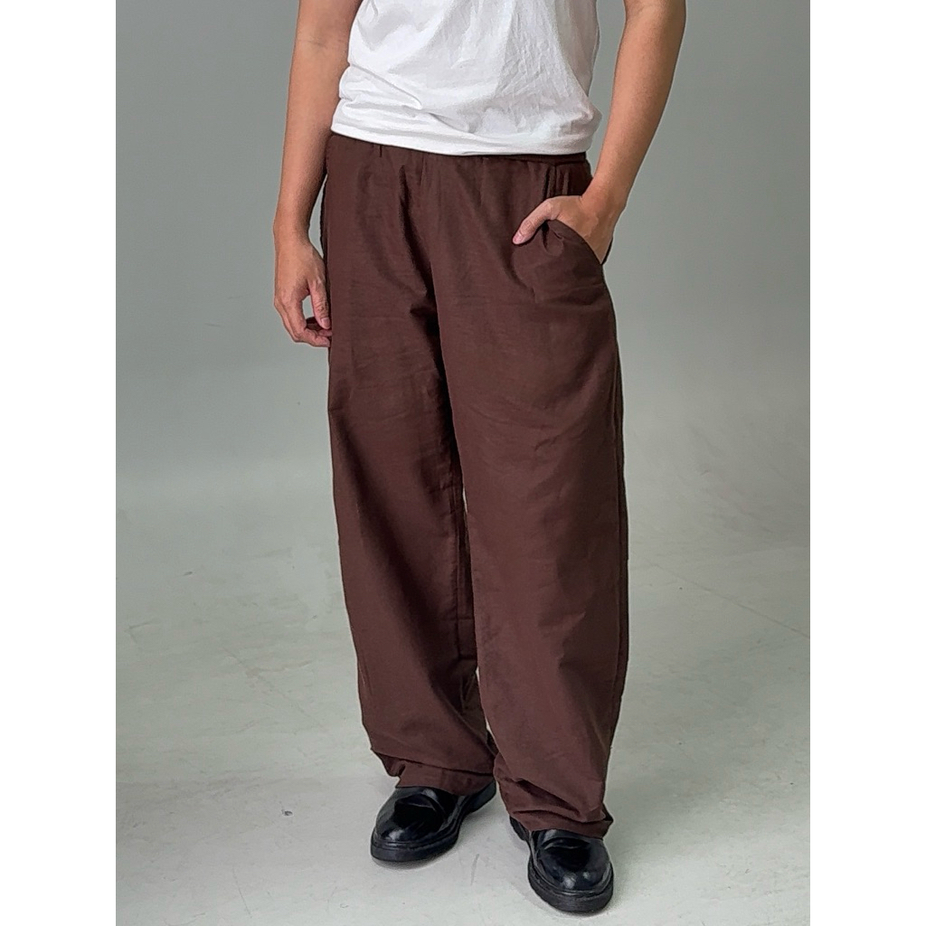 CATIEN CASUAL - LINEN WIDE PANTS | CELANA LINEN BAGGY | CELANA LINEN PRIA | BAGGY PANTS | WIDE PANTS