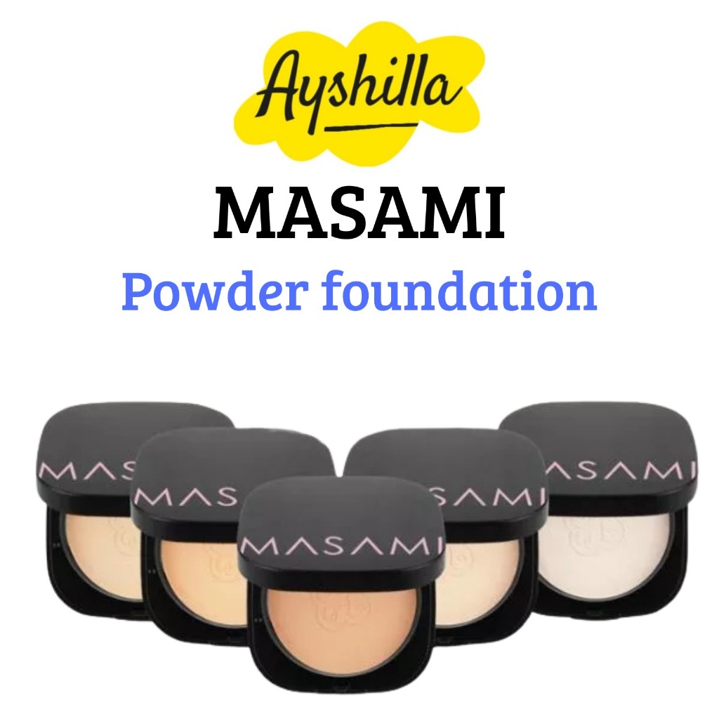 MASAMI Forever Matte Blurring Foundation Powder Compact Powder Bedak Padat / Oil Control