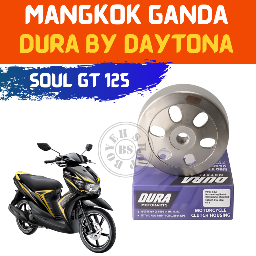 Mangkok Kampas Ganda Soul GT 125 DURA by DAYTONA #5432