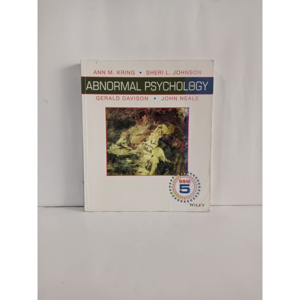 BUKU ORIGINAL ABNORMAL PSYCHOLOGY by GERALD DAVISON,, JOHN NEALE