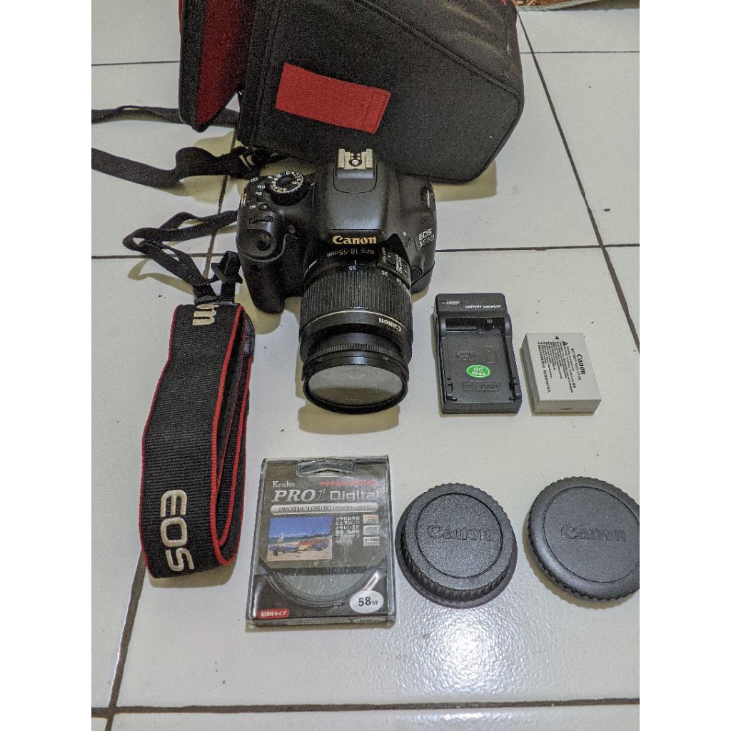 kamera canon 550D fullset second