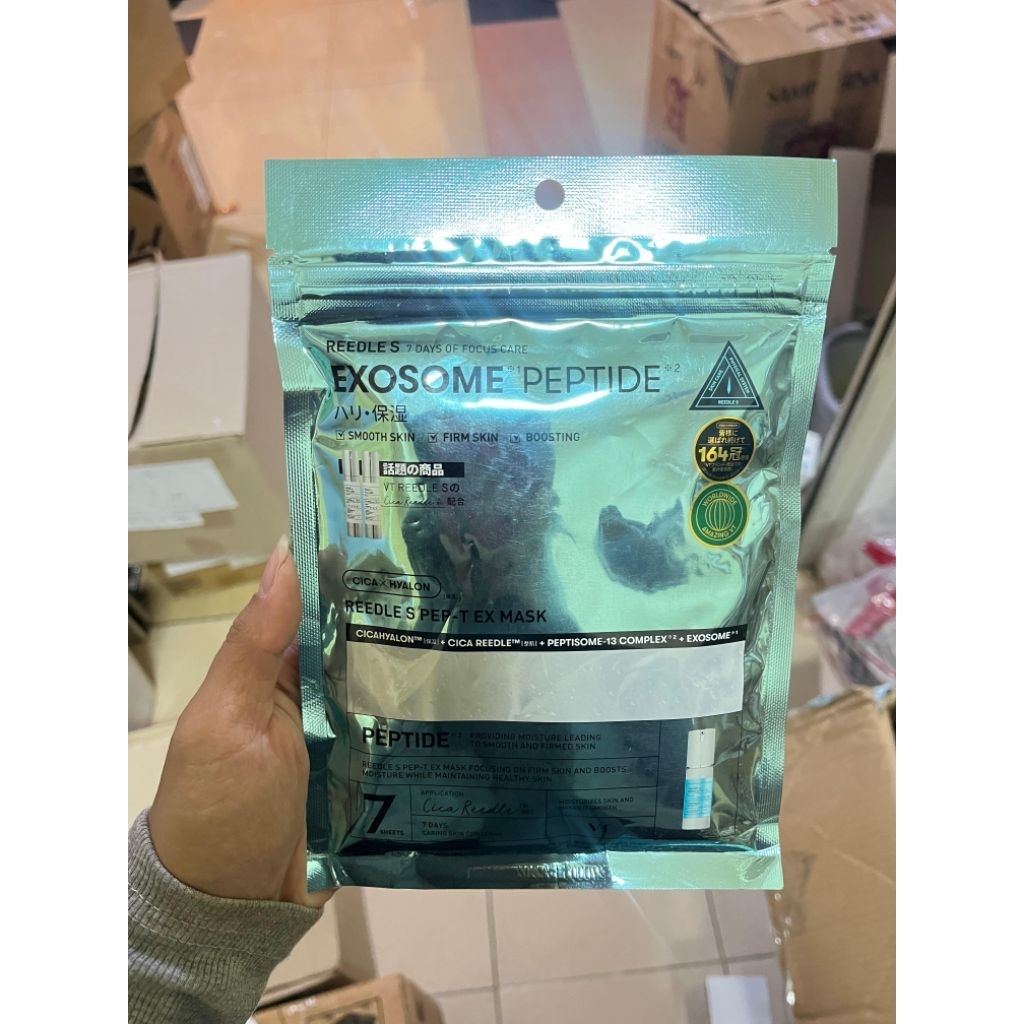 VT Reedle Shot 7 days focus care Exosome Peptide Mask