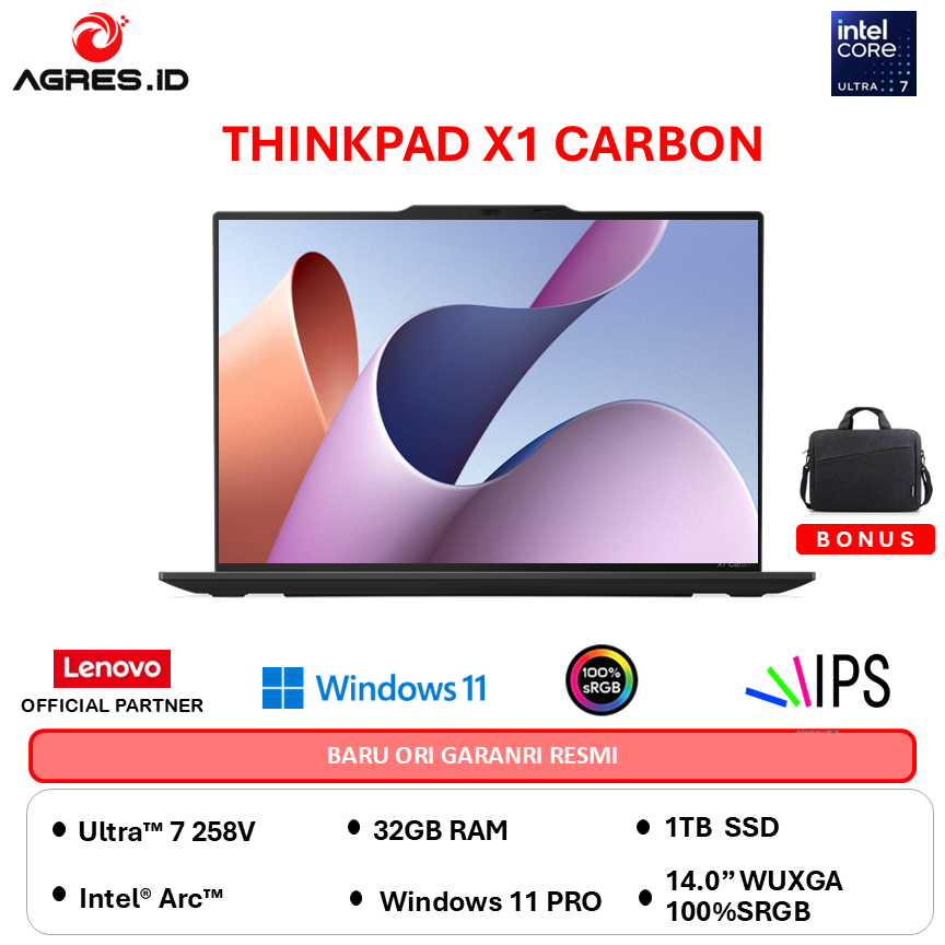 LENOVO THINKPAD X1 CARBON G13 AURA EDITION TOUCH ULTRA 7 258V - 32GB 1TB W11PRO 14.0WUXGA 100SRGB