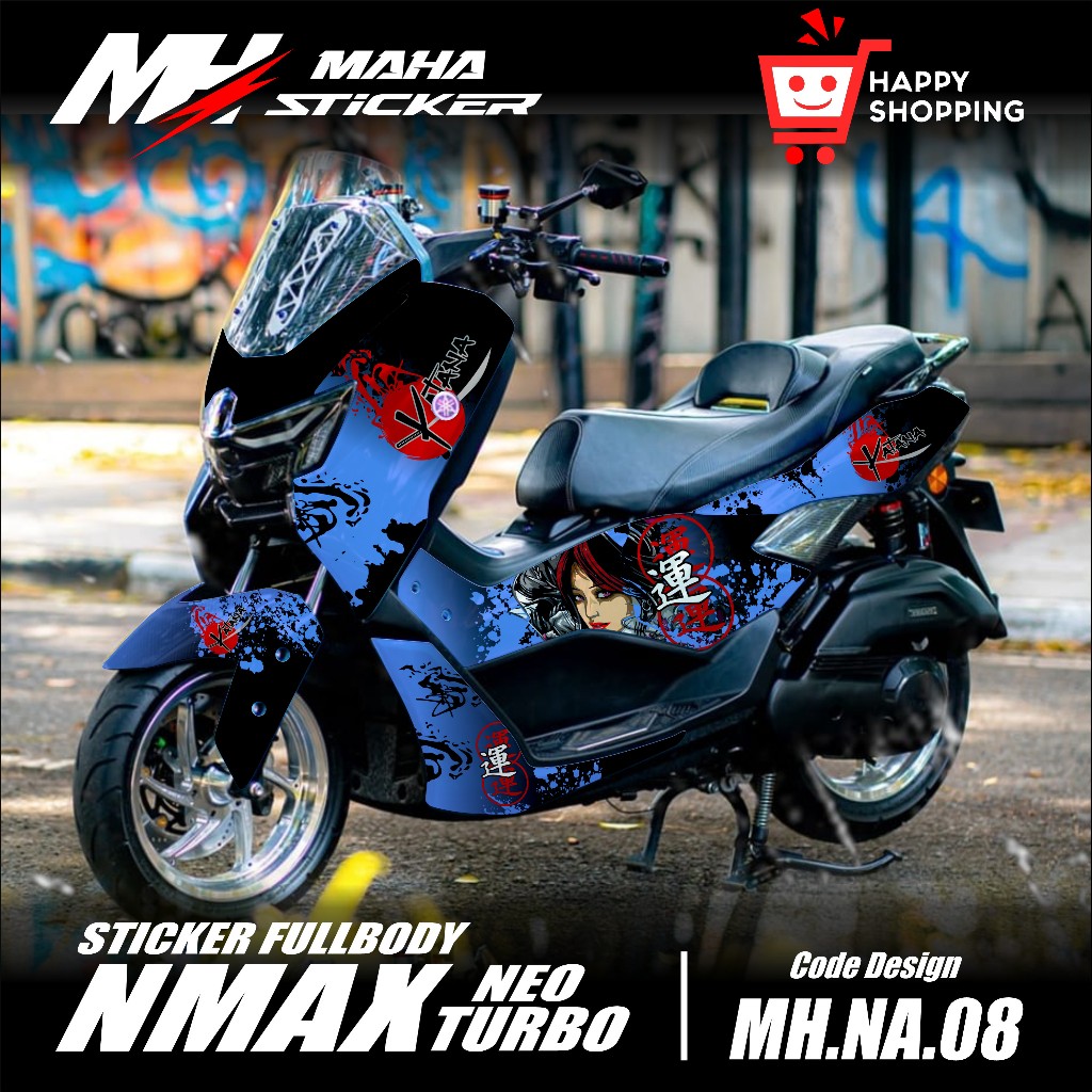 Maha Sticker - Decal Sticker Motor Yamaha Nmax TURBO NEO S New 2024 2025 Full body