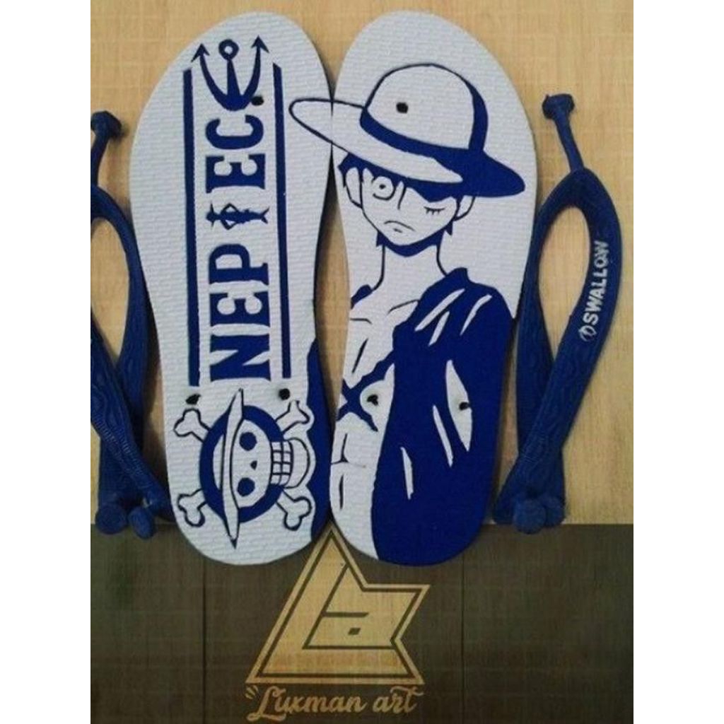 Sandal Anak - Dewasa. Sandal Swallow Ukir Bebas Request Gambar