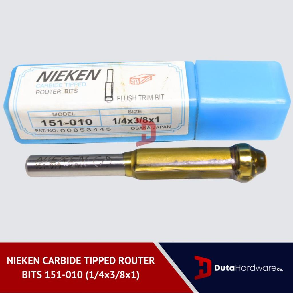 NIEKEN CARBIDE TIPPED ROUTER BITS 151-010