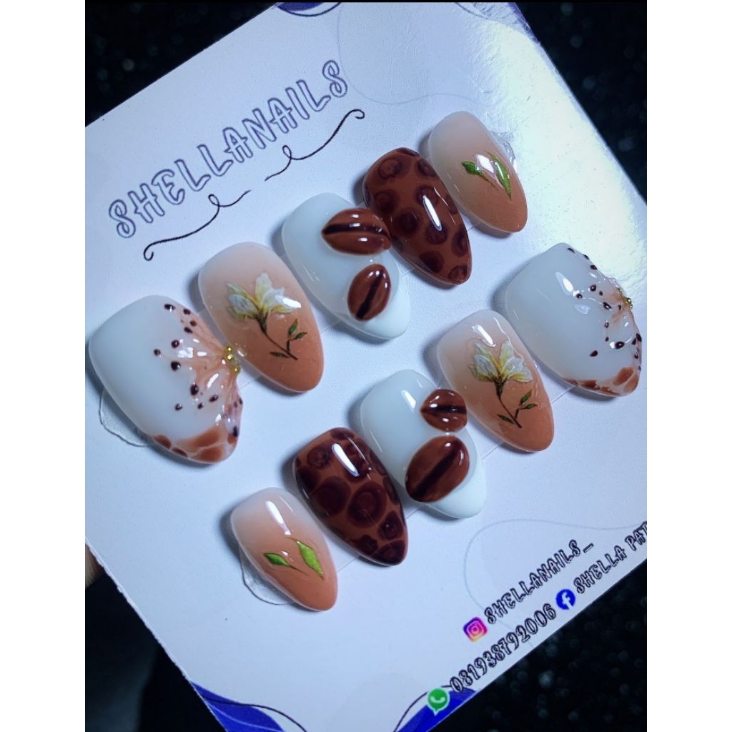 kuku palsu premium aesthetic handmade