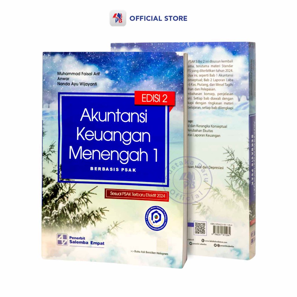 Buku Akuntansi Keuangan Menengah 1 Berbasis PSAK Edisi 2 / Muhammad Faisal Arif / SALEMBA