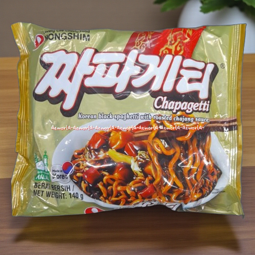 Nongshim Chapagetti 140gr Mie Instan Korea Halal Nongsim Capageti Korean Noodle Mi