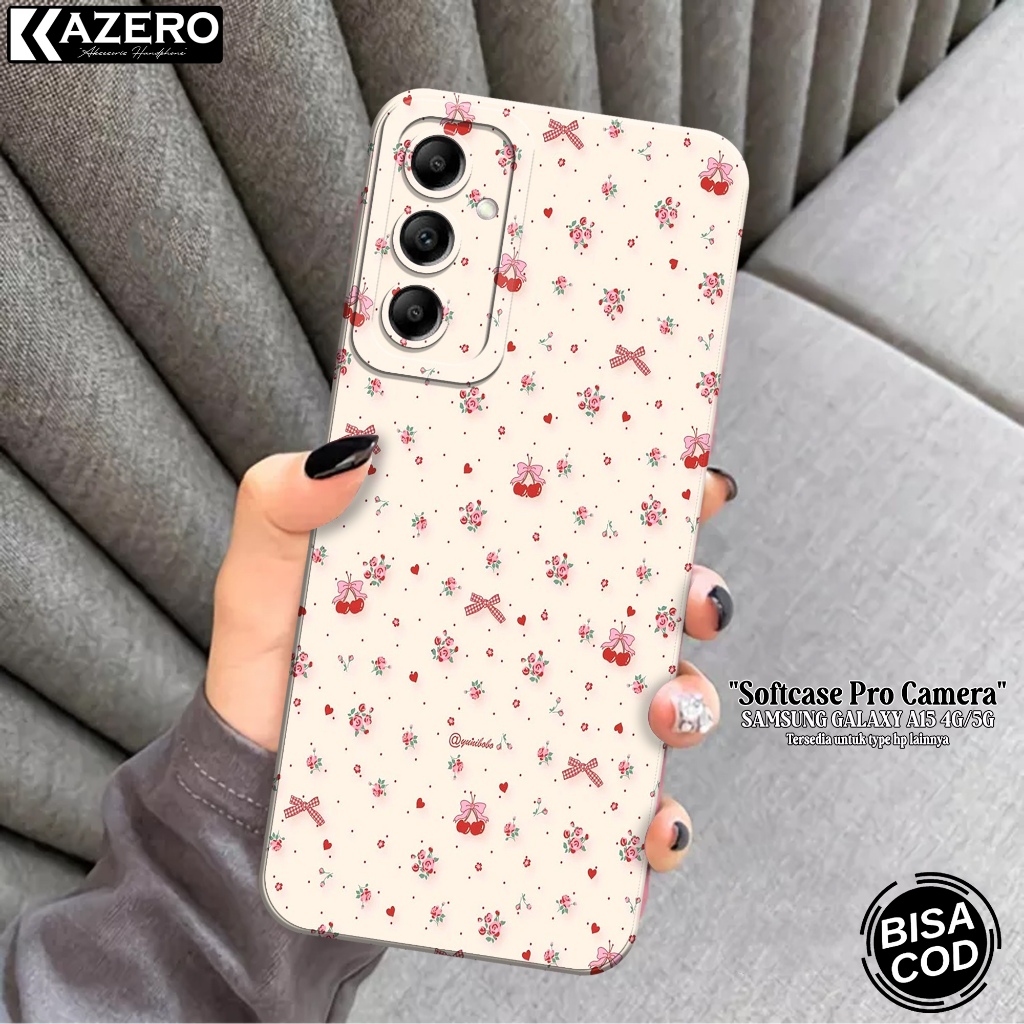 Softcase Samsung Galaxy A15 4G/5G Terbaru Silikon Pro Camera Fashion Case Aesthetic Case Samsung Gal