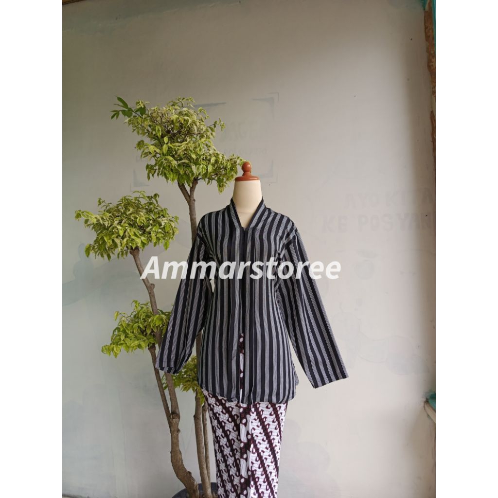 SETELAN KARTINI LURIK WANITA DEWASA(ATASAN, ROK PLISKET)