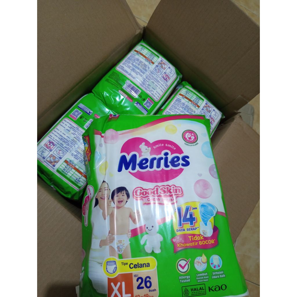 Popok Merries XL 26