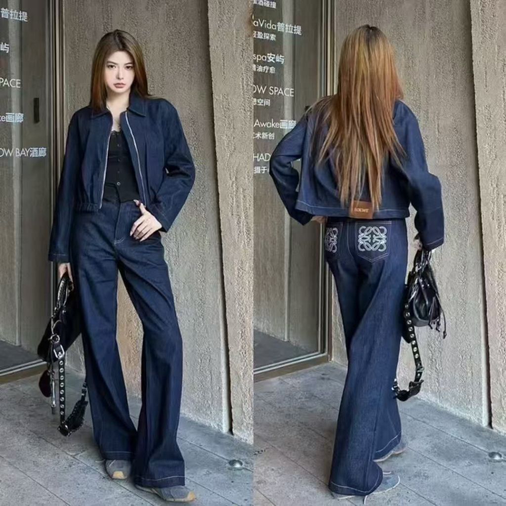 6919 cln jeans loewe bordir L-XL