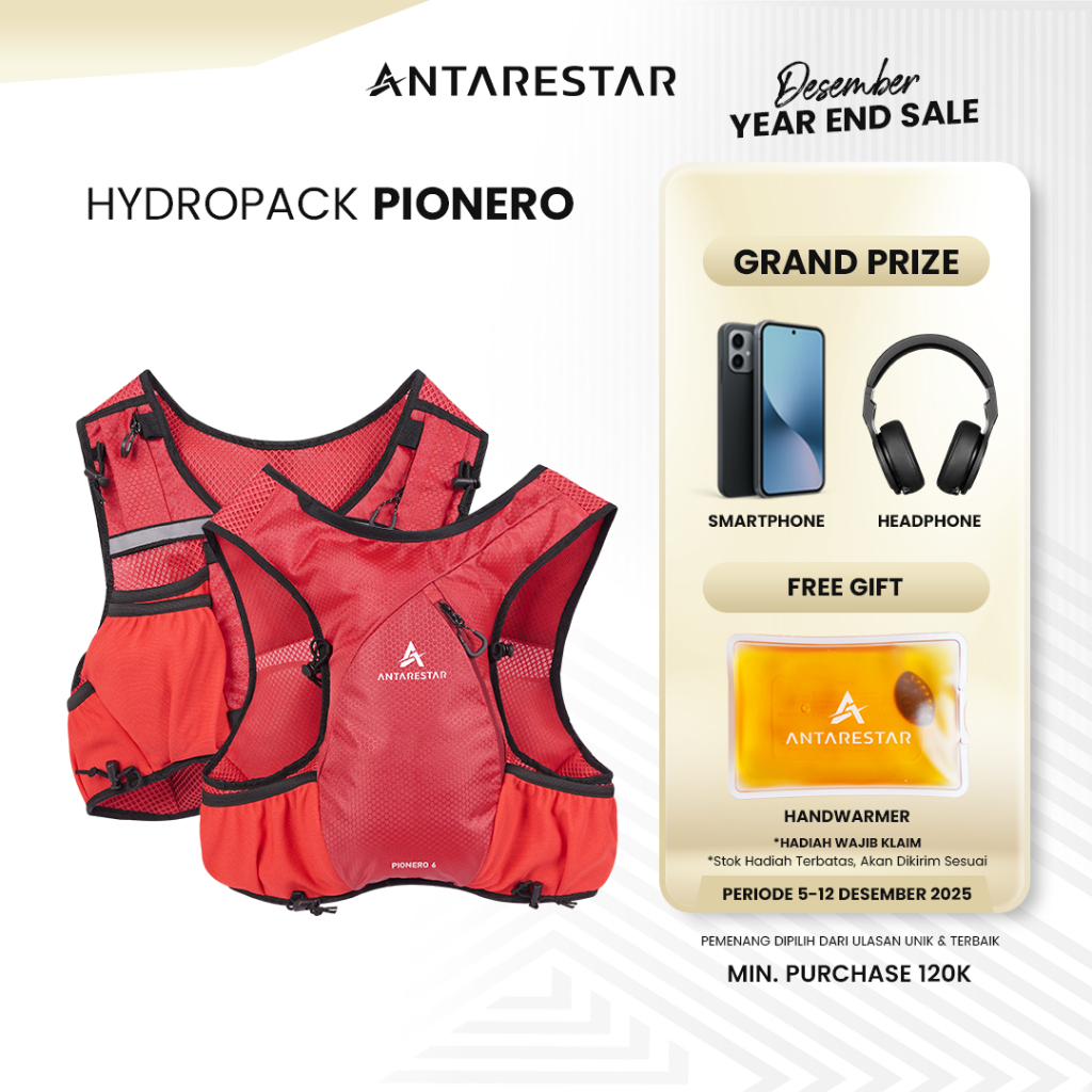 ANTARESTAR Official - Hydropack Pionero Outdoor Hydropack Ultralight Tas Trailrun Tas Olahraga Hikin