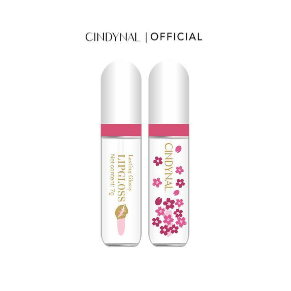 Cindynal Lipstik Sakura Lip Gloss Lipstick Bening Berubah Warna / Magic Lip Gloss Lipstick Tahan Lam