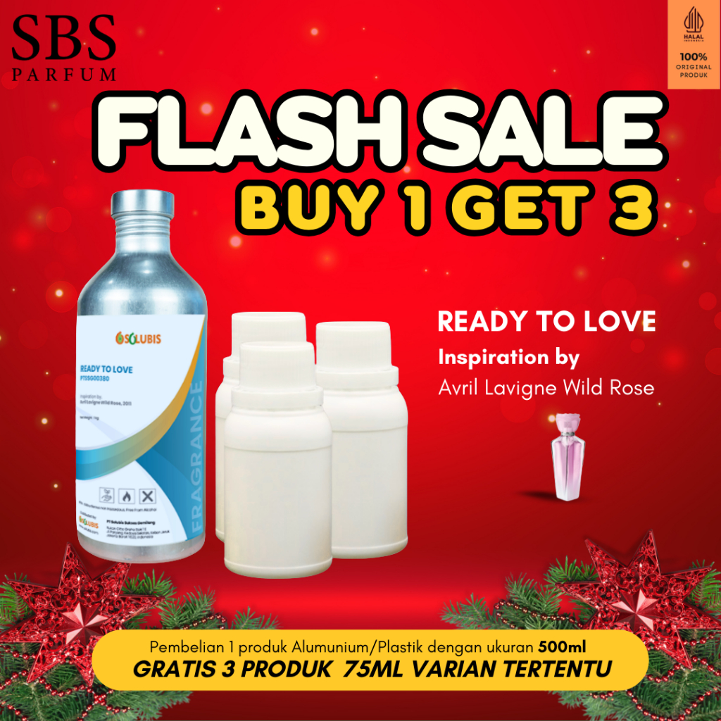 BUY 1 GET 3 FREE - Bibit Parfum Murni Original [Ready to Love] | 500ml - Inspired by Avril Lavigne W