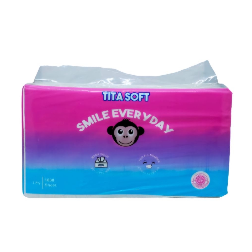 Tita Soft - Facial Tissue 1000 Gram 2-Ply Tisu Wajah 1Kg Termurah