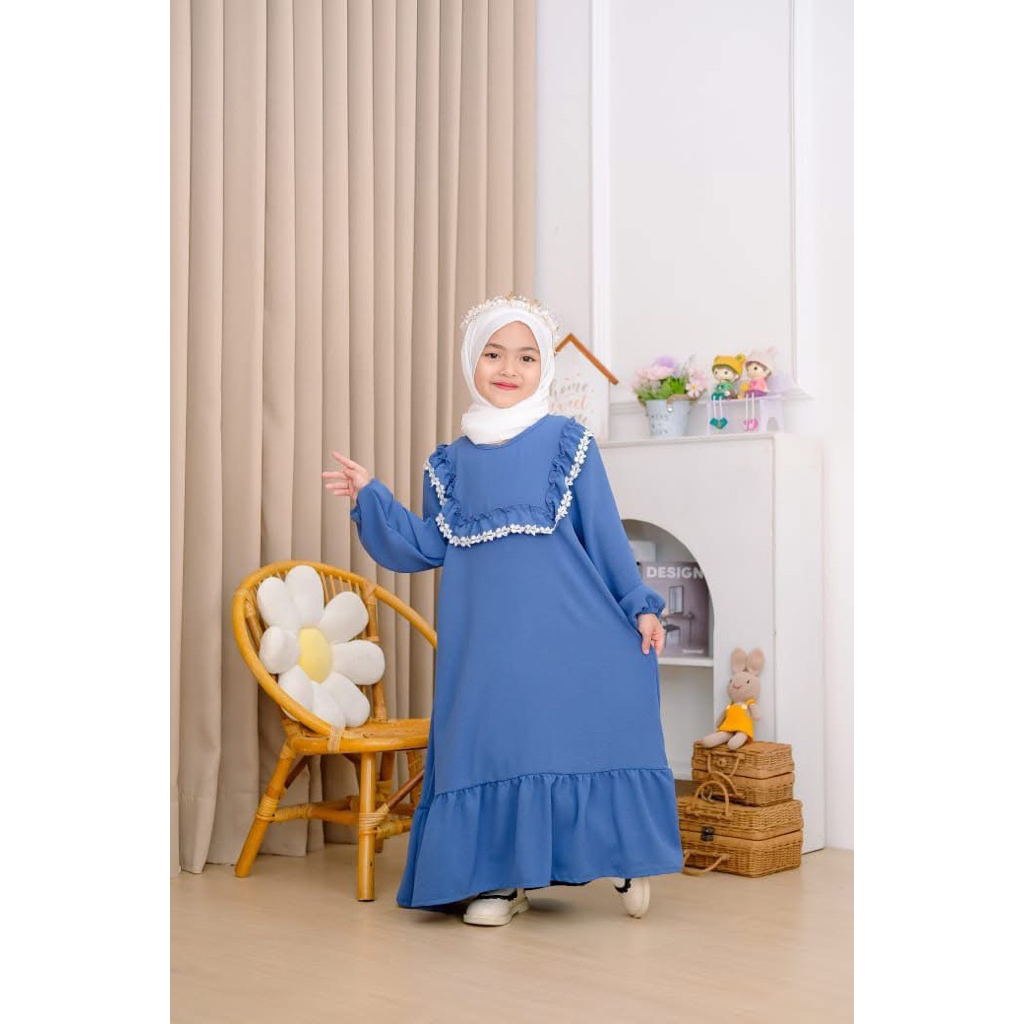 GAMIS WILONA ANAK 1-7 tahun, GAMIS ANAK PEREMPUAN