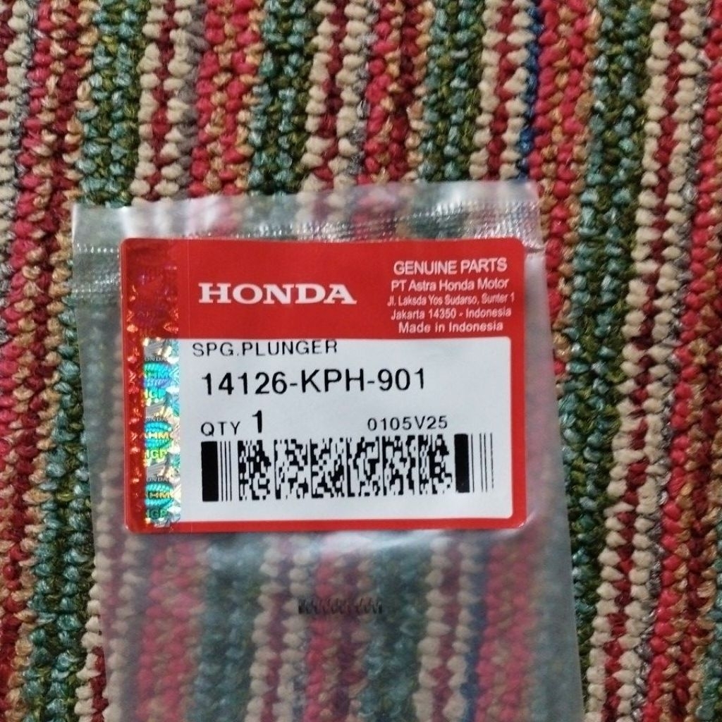14126-KPH-901 Per, Spring plunger Honda Kharisma
