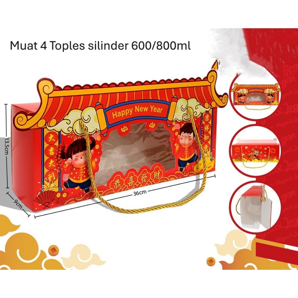 CNY Hampers Box / Kotak Hampers Imlek IORA