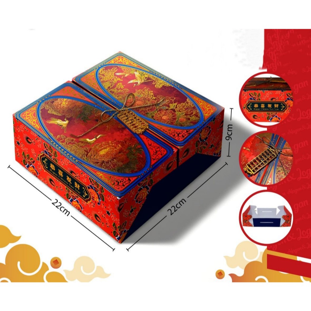 CNY Hampers Box / Kotak Hampers Imlek Caves