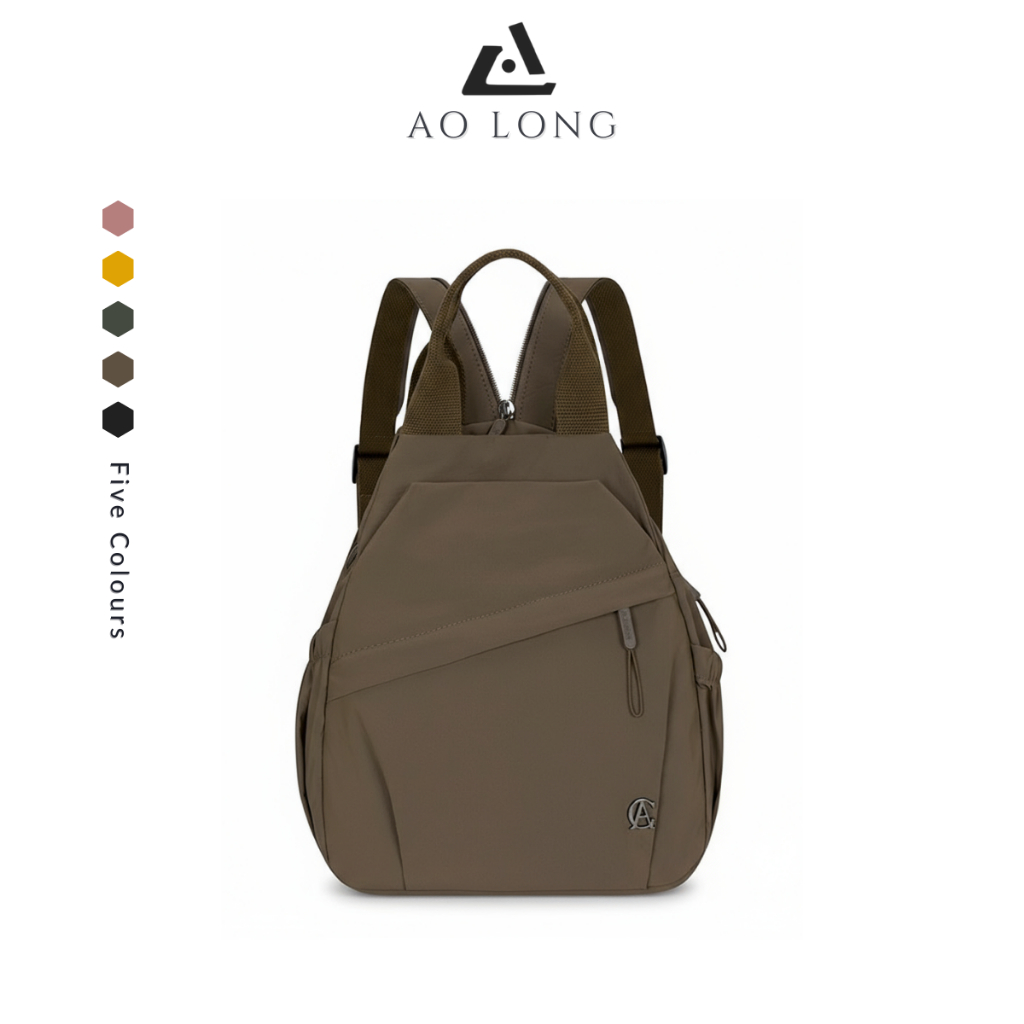 AOLONG TIFA 9752-J# - Tas Ransel Terbaru Wanita Polos Simple
