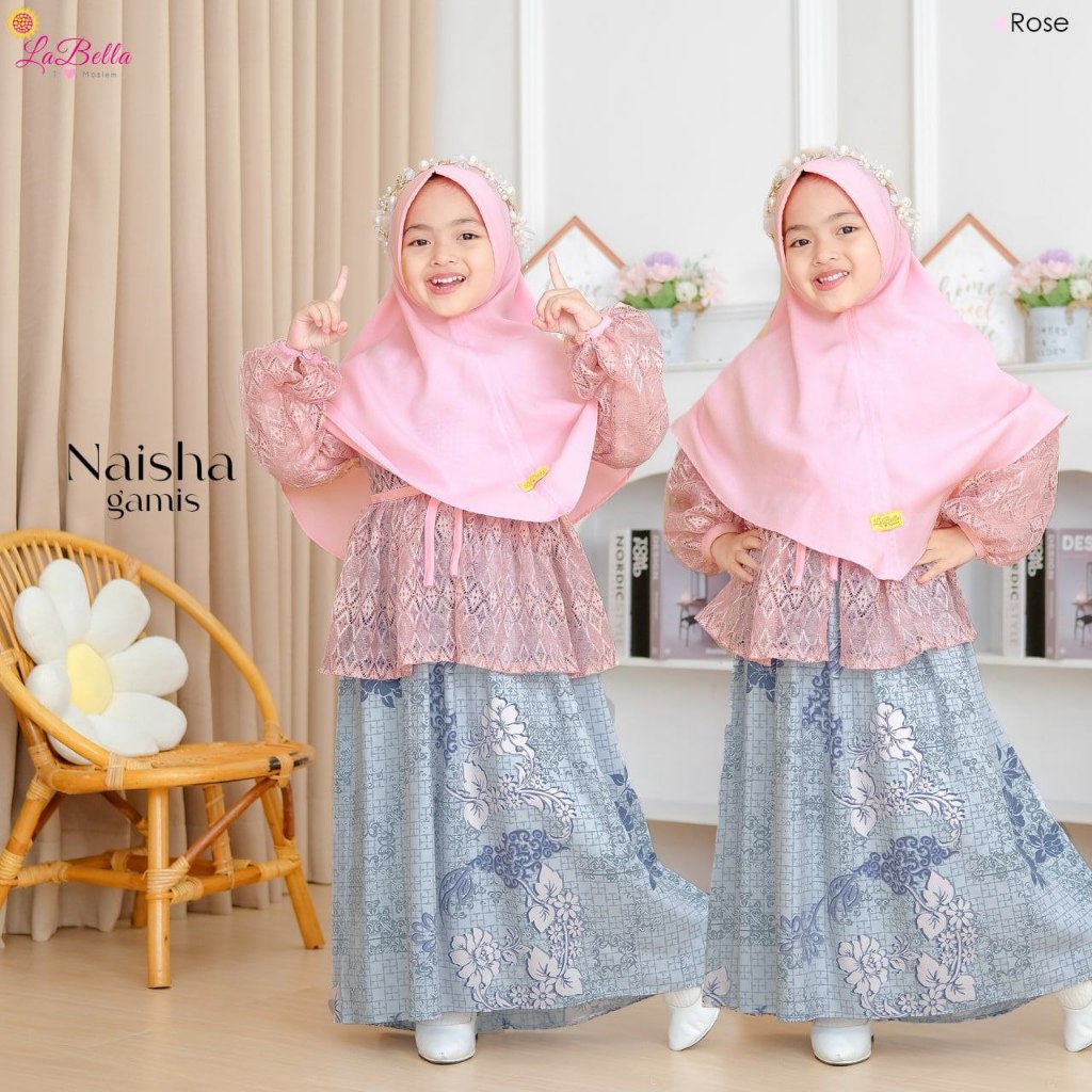 labella gamis naisha gamis anak luch by labella