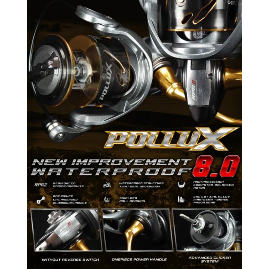 Reel Spinning Daido Pollux SW Power Handle