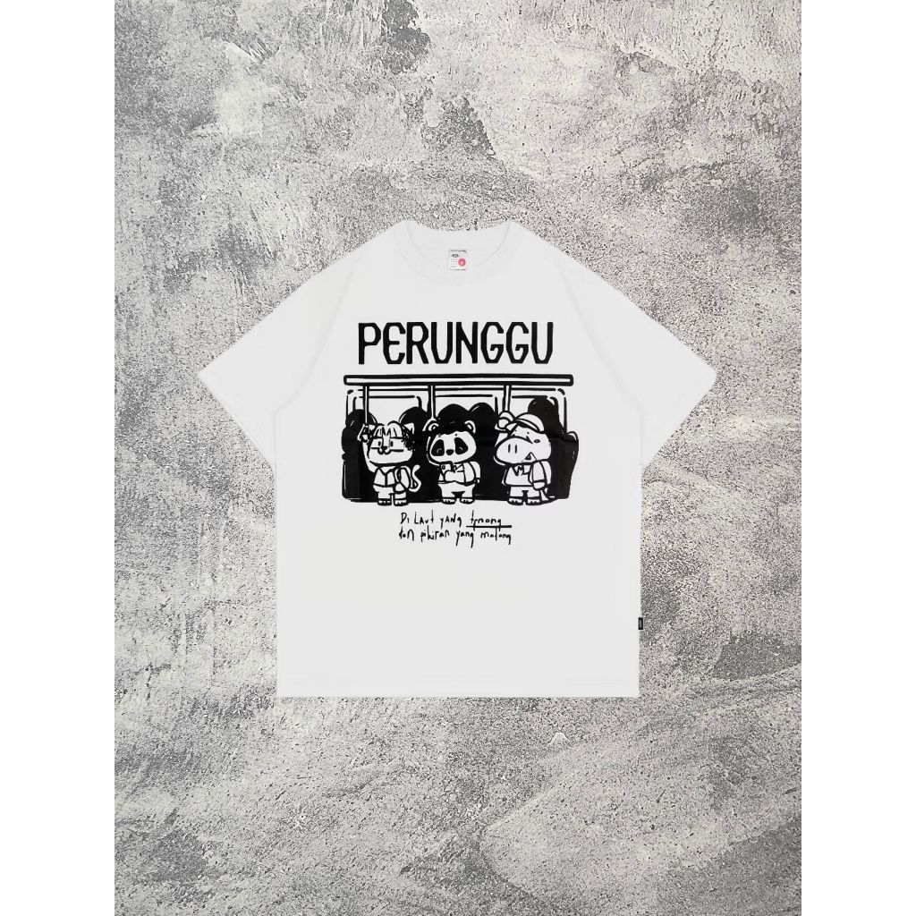 CRSL X Perunggu Halt Tees - White