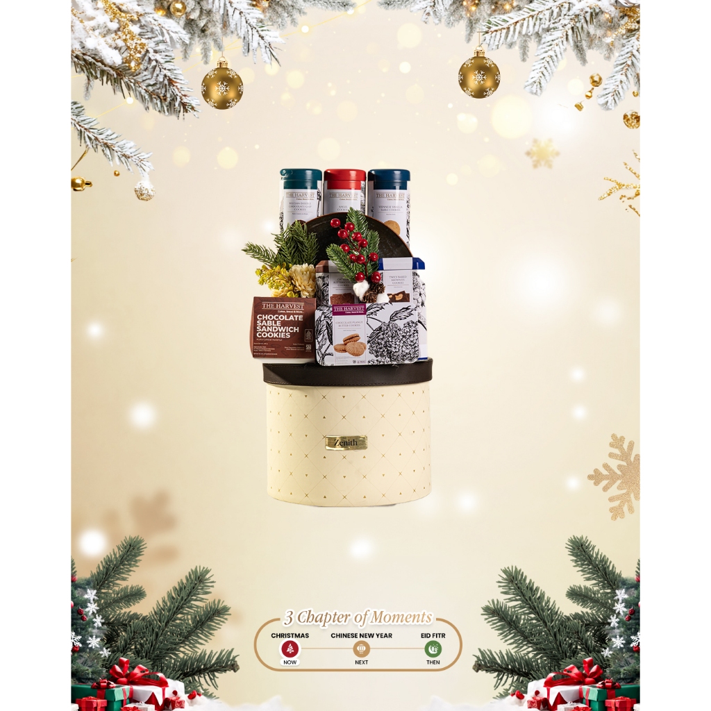 Parcel Natal Hampers Cantik - Harvest Cookies Parcel Zenith