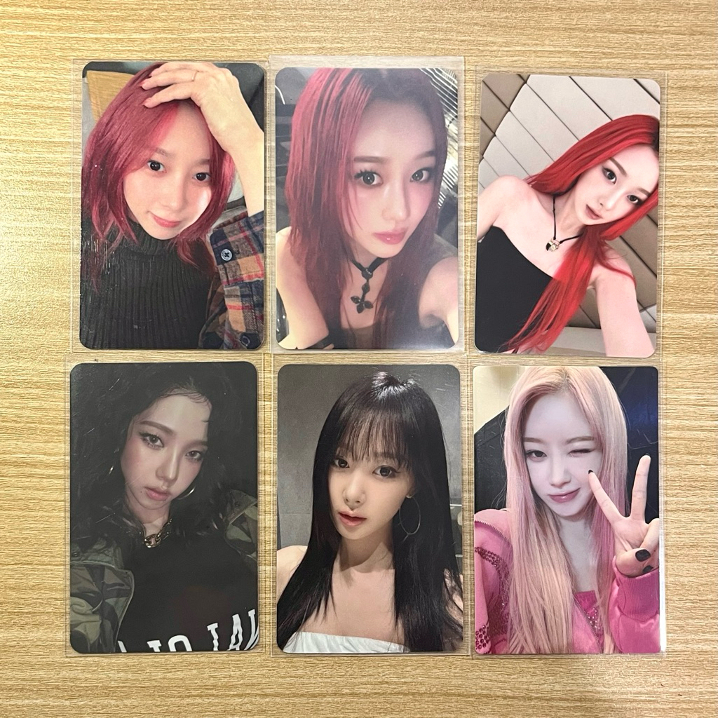 PHOTOCARD AAB GISELLE KARINA AESPA - GISELLE - KARINA - WHIPLASH - DIRTY WORK LD POB