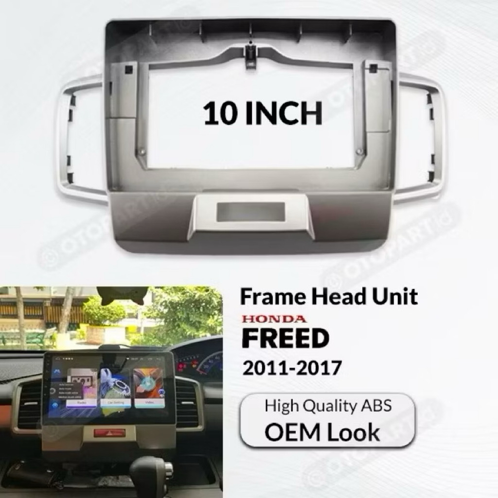 FRAME HEAD UNIT ANDROID HONDA FREED 10” INCH