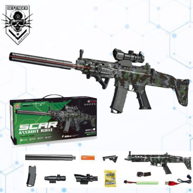 Defender Weihui Mainan Anak Water Gel Baterai Elektrik Auto Gel Blaster