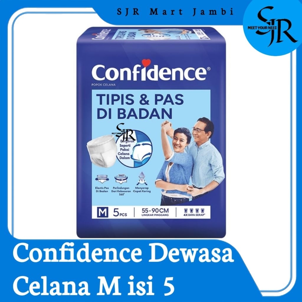 [Pampers Dewasa] Confidence Pants M isi 5 - Popok Celana Dewasa