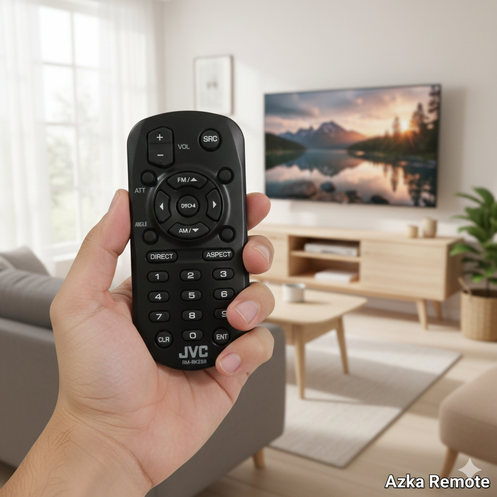 REMOTE REMOT PROYEKTOR PROJECTOR JVC RM-RK258 ORIGINAL ASLI