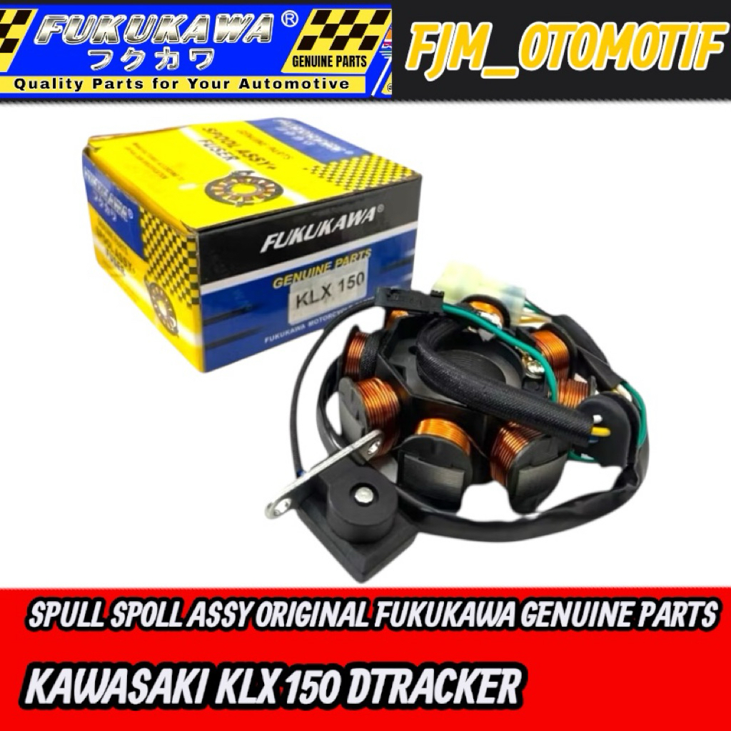 Spull Assy Stator Kawasaki KLX 150 Fukukawa Spull Spoll Assy + Pulser Kawasaki Klx 150 Original Fuku