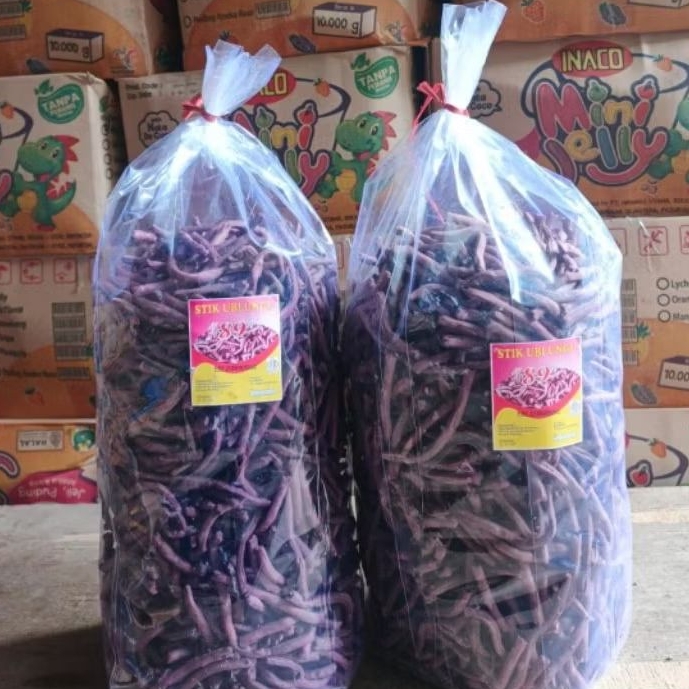 Stik Ubi Ungu 100 gram/ Stik / Stik Ubi / Jajan / Cemilan / Jajan lebaran
