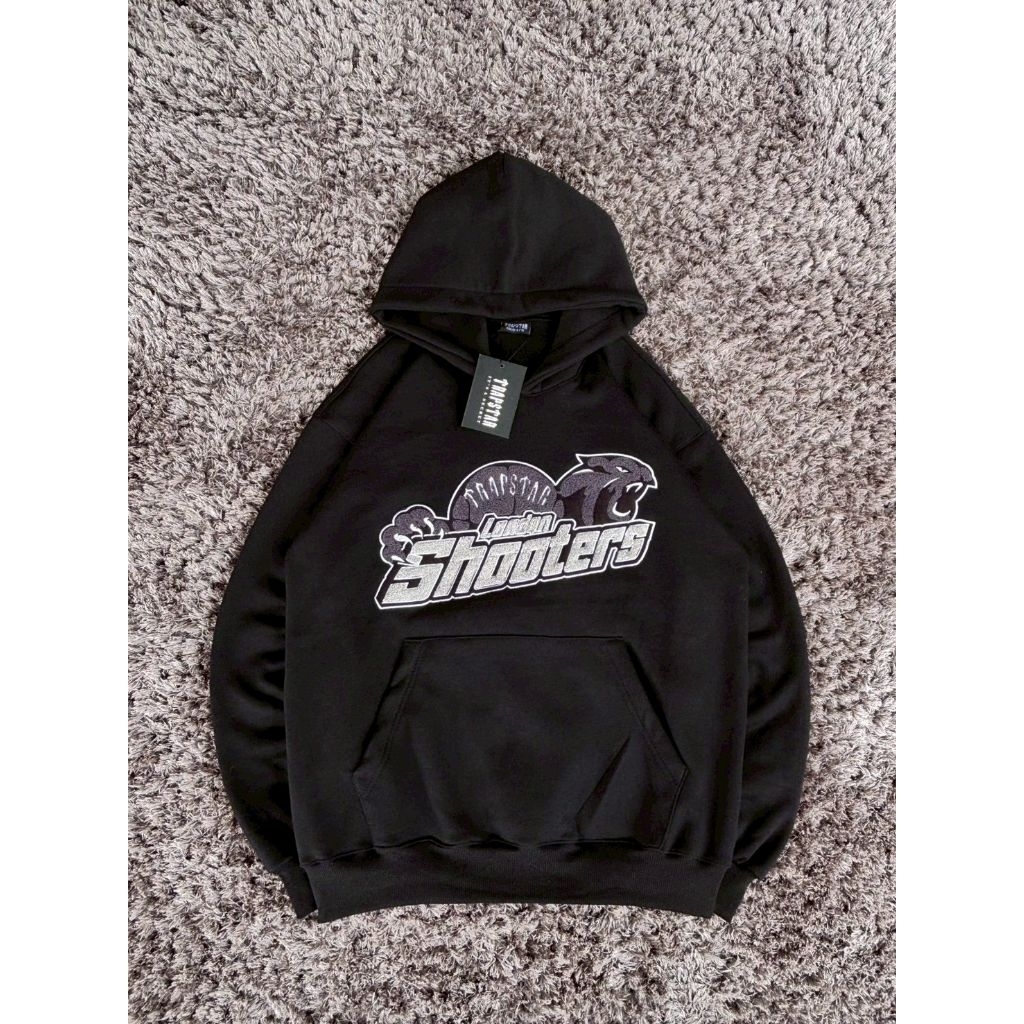 Jaket Hoodie Sweater Tr4pstar Shooter Bordir Towell Unisex Full Teg Pria Dan Wanita Bahan Tebal