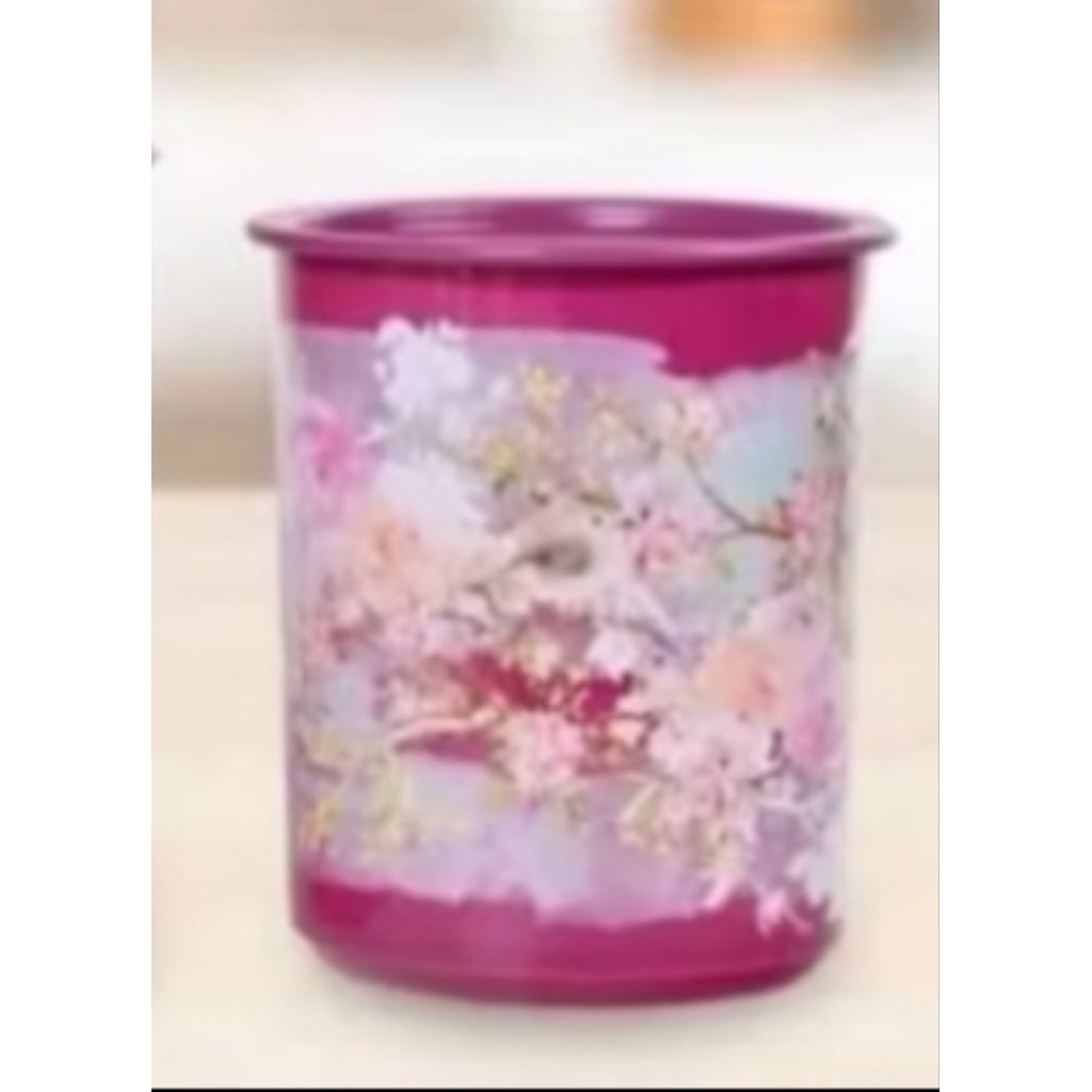 Toples shabby chic canister Ungu 2 liter Limited release Tupperware
