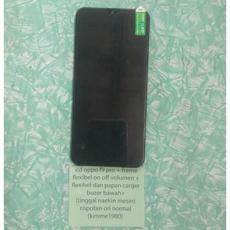 Lcd Oppo f9 Pro / F9 copotan original Fullset Lcd hp oppo f9 copotan original fullset frame , flexib