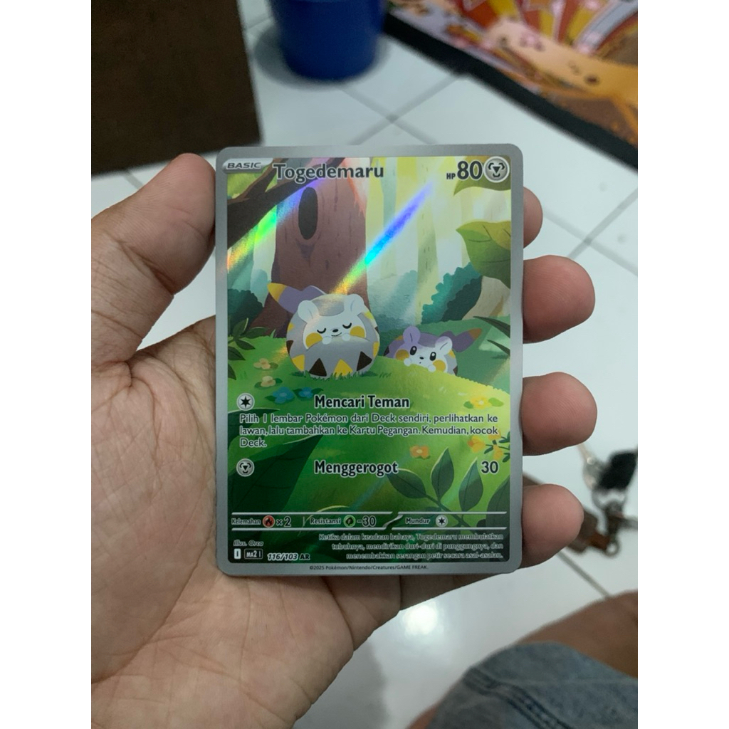 Togedemaru AR Pokemon TCG Indonesia