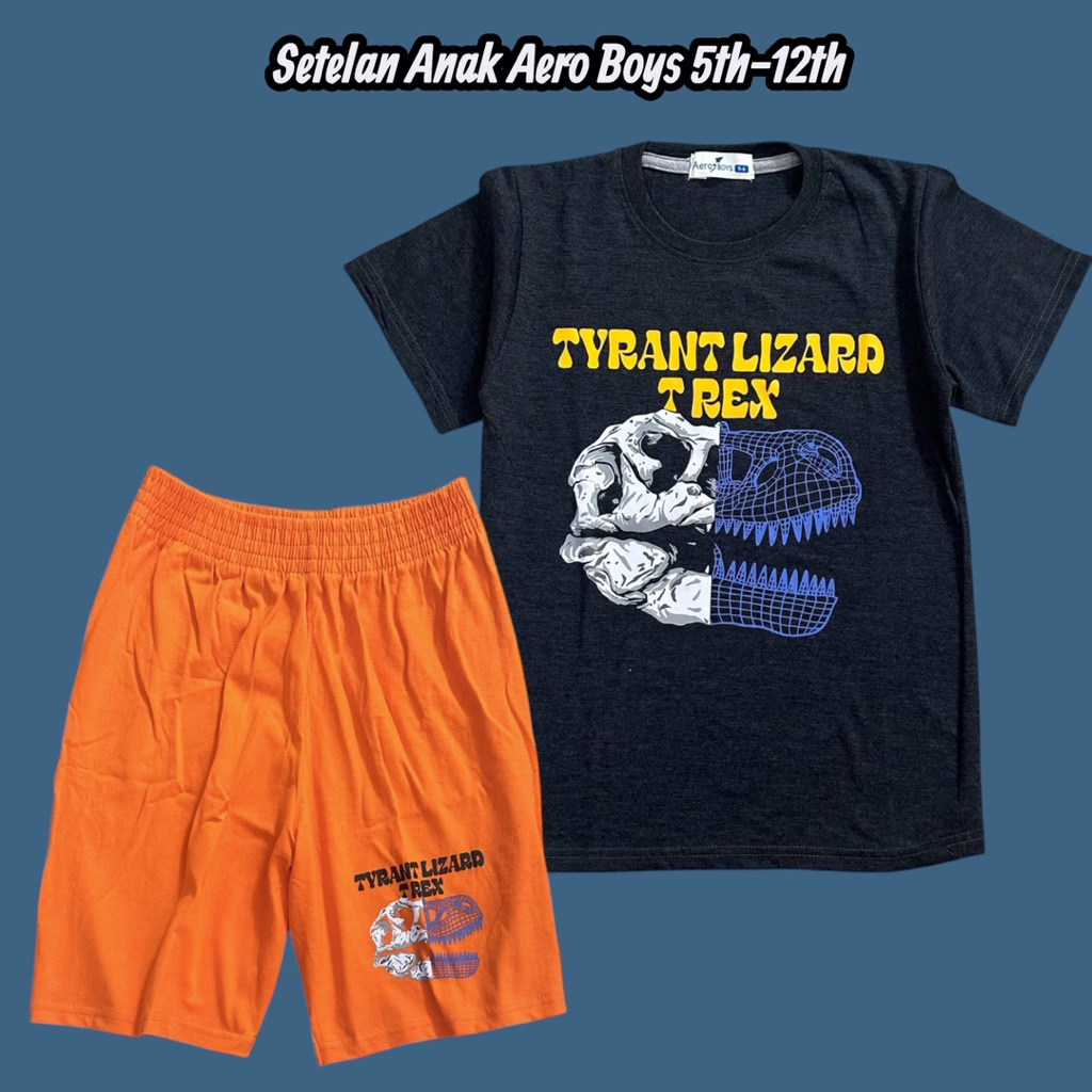 Baju Setelan Kaos Anak Laki Laki Aero