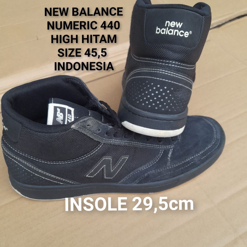 New Balance NB numeric 440 high black