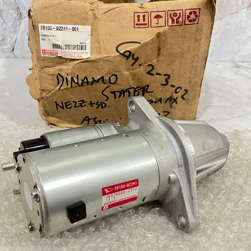 Dinamo Starter Stater Asli Daihatsu Grand Max Luxio Asli Original Lelangan Baru