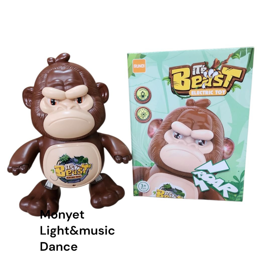 Mainan Robot Gorila Dancing Plastik lucu